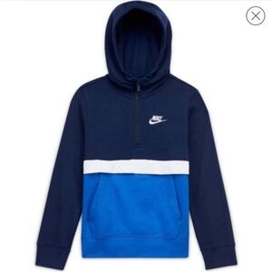 Boys XL Nike Club 1/4 zip hoodie